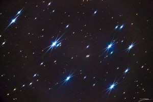 Bahtinov Pleiades